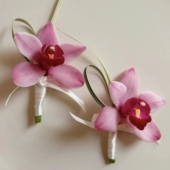 西安花店商务演讲年会团建会议嘉宾高档胸花