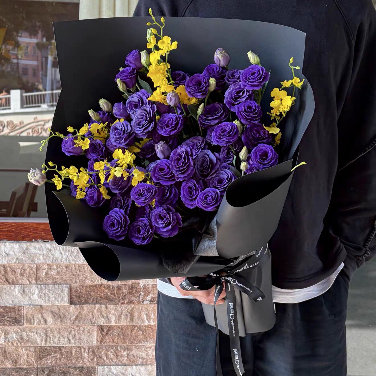 西安同城花店送花上门鲜花花束生日鲜花花束紫色桔梗花束