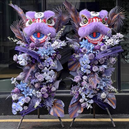 西安同城花店醒师花篮开业庆典活动商务活动现场用花