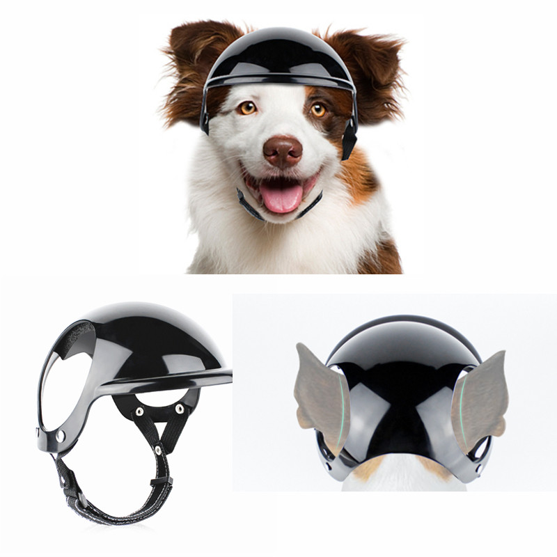 2026新款宠物头盔狗狗帽子骑车柯基泰迪机车摩托车帽中型犬大型犬