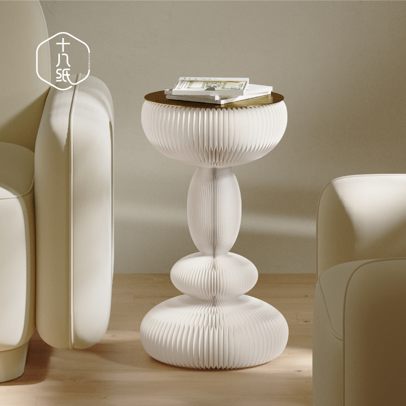 eighteen paper small end table十八纸小茶几边几床头移动小桌子