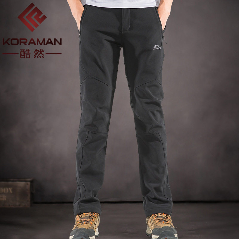 酷然冲锋裤男女冬季防水防风加绒加厚保暖软壳抓绒户外登山滑雪裤|ruв категории открытый/альпинизм/в поход/Поездки товаров, открытый одежды, пулемёт белье, пулемёт брюки - от Buy2taobao.com для оказания профессиональной услуги покупки агента Taobao