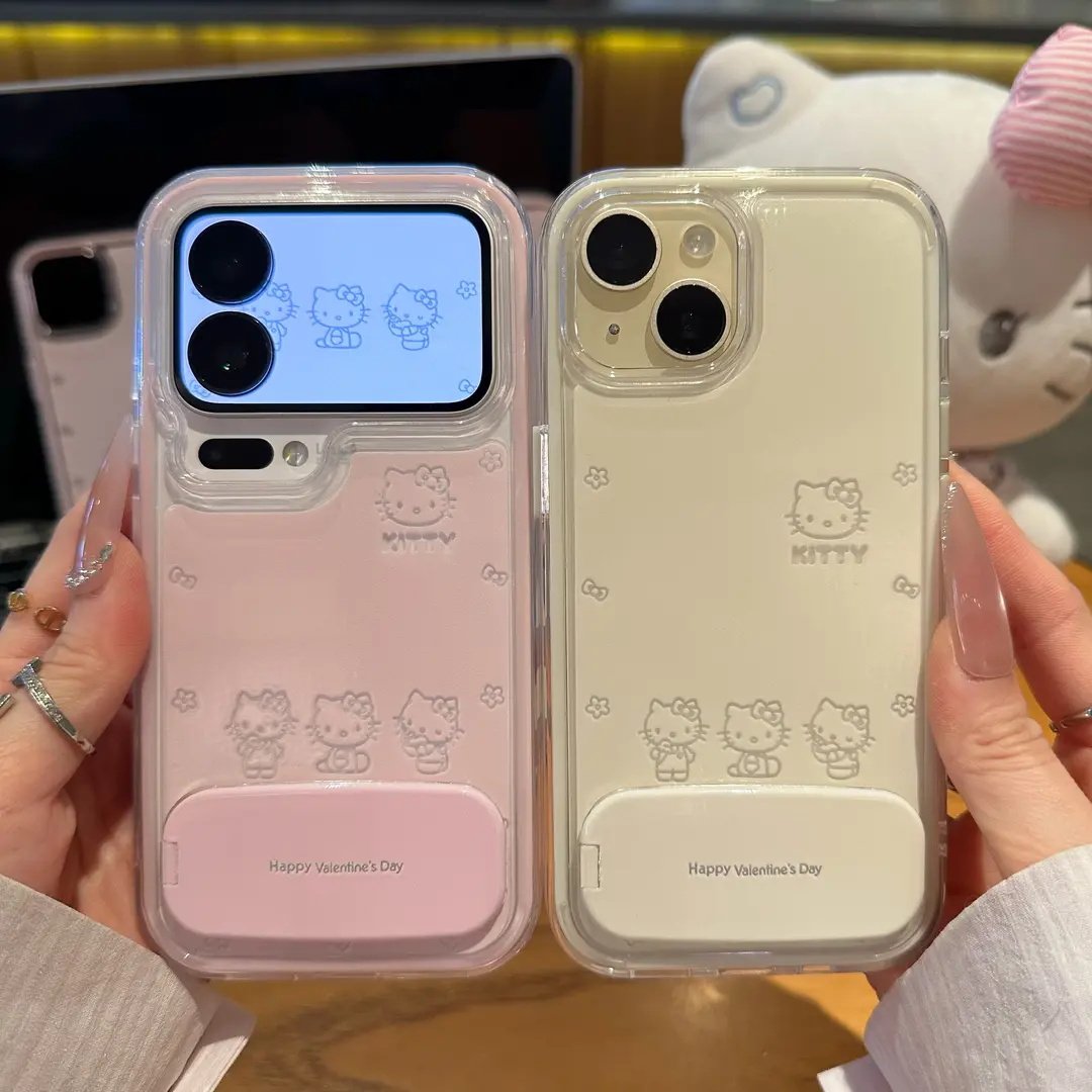碎花三只猫手机壳适用于多型号