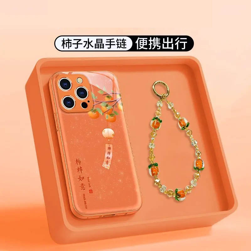 柿柿如意闪粉水凝壳适用于多型号