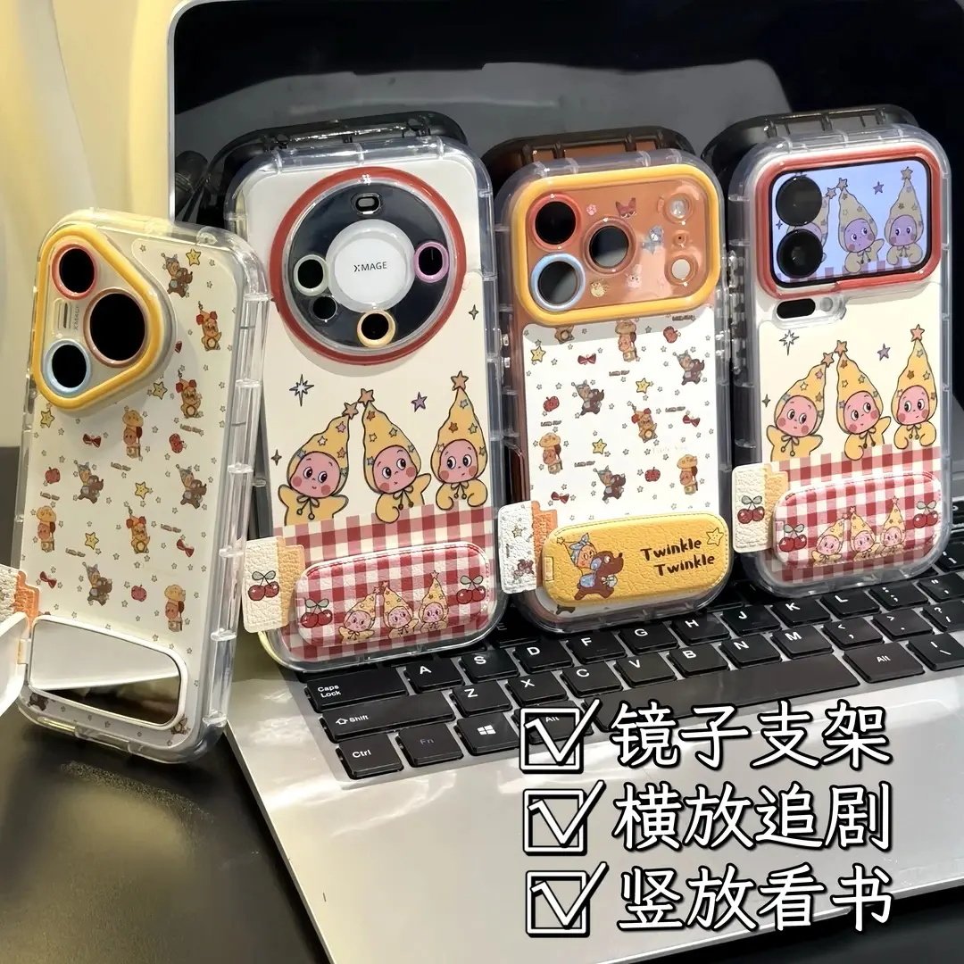 可爱星星人适用于苹果17pro手机壳16/15/14华为MATE80promax小米17可爱OPPORENO15荣耀500卡通VIVOS30红米K90