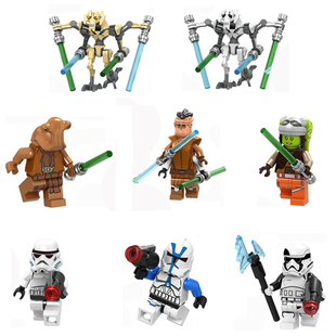 星球大战系列人仔小人偶机器人军事部队小兵模型拼装积木玩具