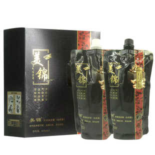 美锦染发膏年轻时尚自然黑甘草根提取物气味芳香染发剂420ml*2