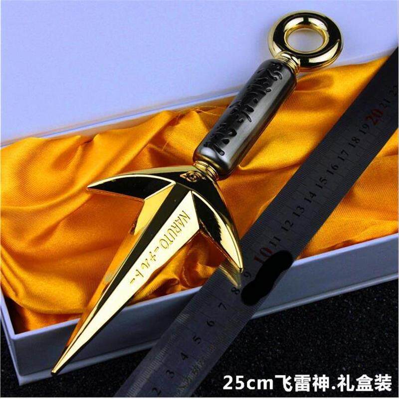 配件火影动漫周边佐助四代目苦无飞雷神武器手里剑金属模型道具