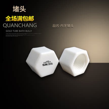 4分内牙堵PPR头六角内丝堵头G1/2G3/4内丝内螺纹堵头6分内丝堵帽