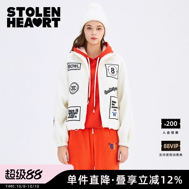 STOLENHEART时尚毛绒外套