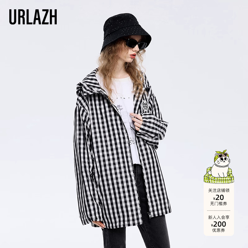 urlazh/有兰简约连帽外套