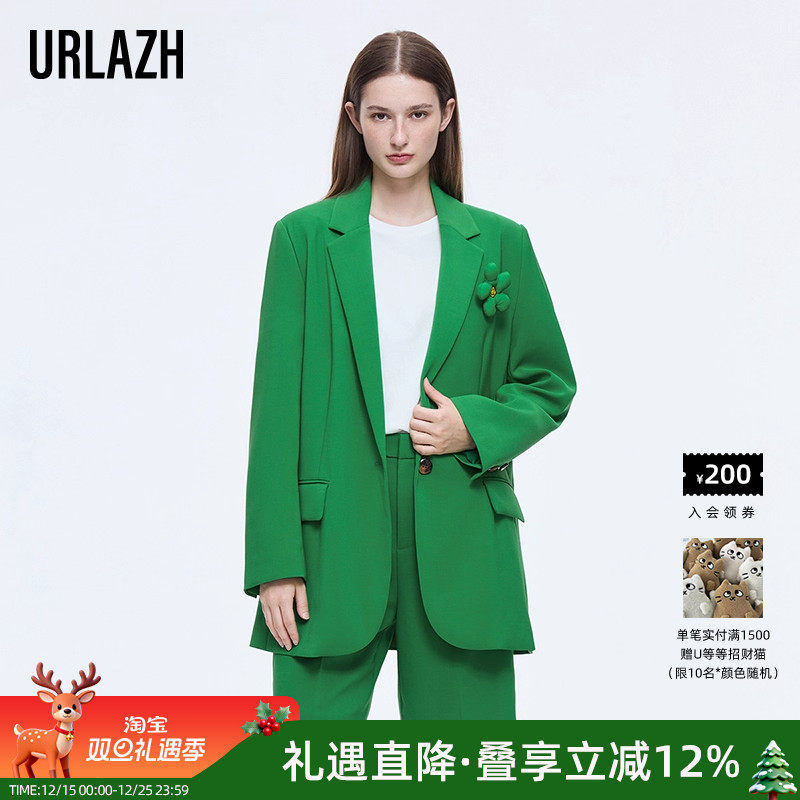 URLAZH/有兰秋季宽松西装外套