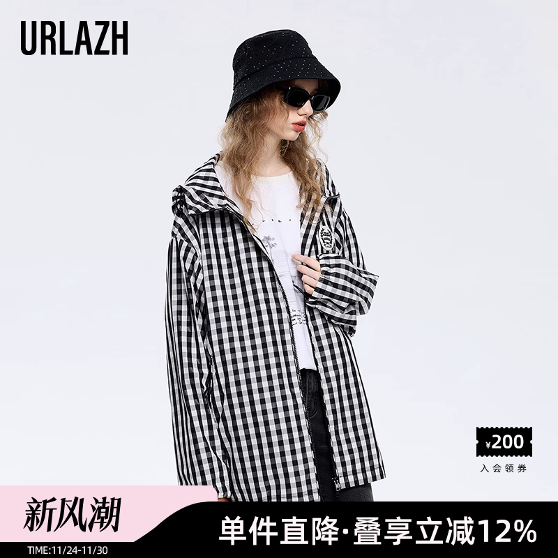 urlazh/有兰简约连帽外套