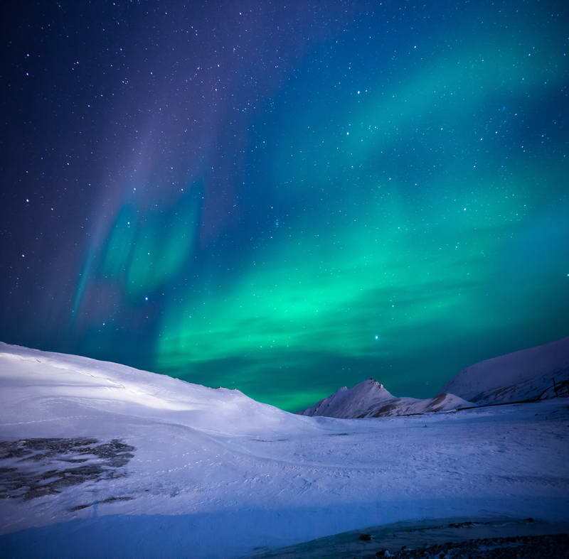 北极光背景帆布摄影背景布影楼写真拍摄夜空星空商业摄影背景MR_虎窝淘