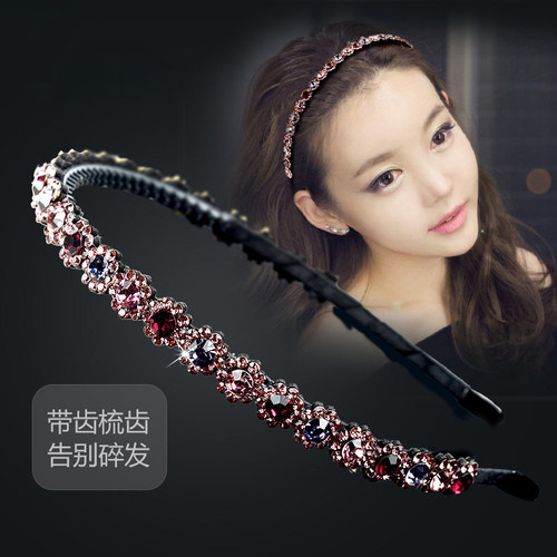 头箍水钻韩版仙女百搭外出束发带