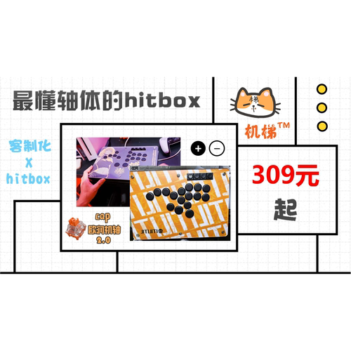 机梯格斗游戏 结构化hitbox A4尺寸 特制轴体 定制链接 街霸 2XKO