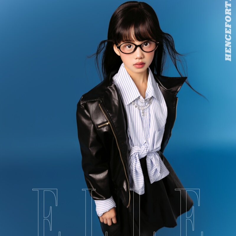 2025新款时尚韩式杂志风格大童主题服装影楼10-12岁女孩拍照服装