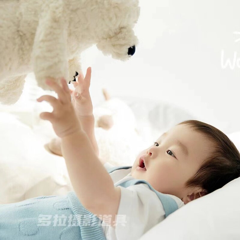 简约小清新风格周岁生日儿童摄影