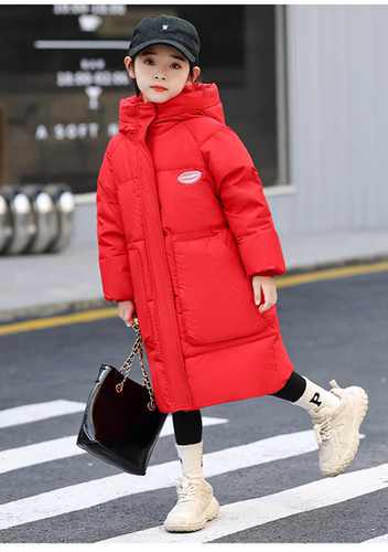 长款过膝洋气加厚极寒女童羽绒服