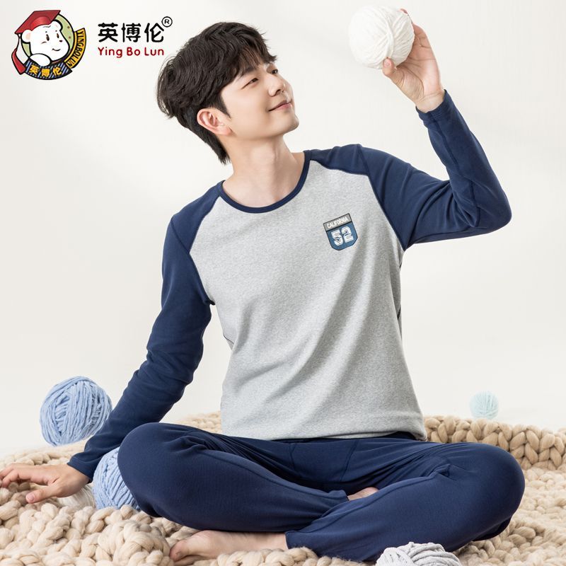 宝宝短袖睡衣开衫纯棉英博伦卡通