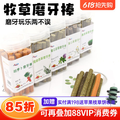 龙猫兔子提摩西胡萝卜磨牙棒草棒