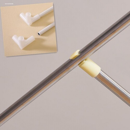 蚊帐加厚三角通塑料配件家用学生蚊帐三通接头支架固定扣零件抓手