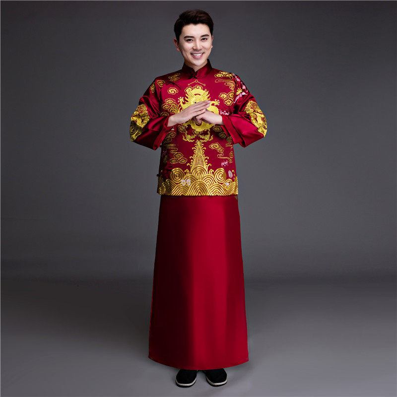 新郎服装结婚男婚礼中式价格 新郎服装结婚男婚礼中式图片 星期三