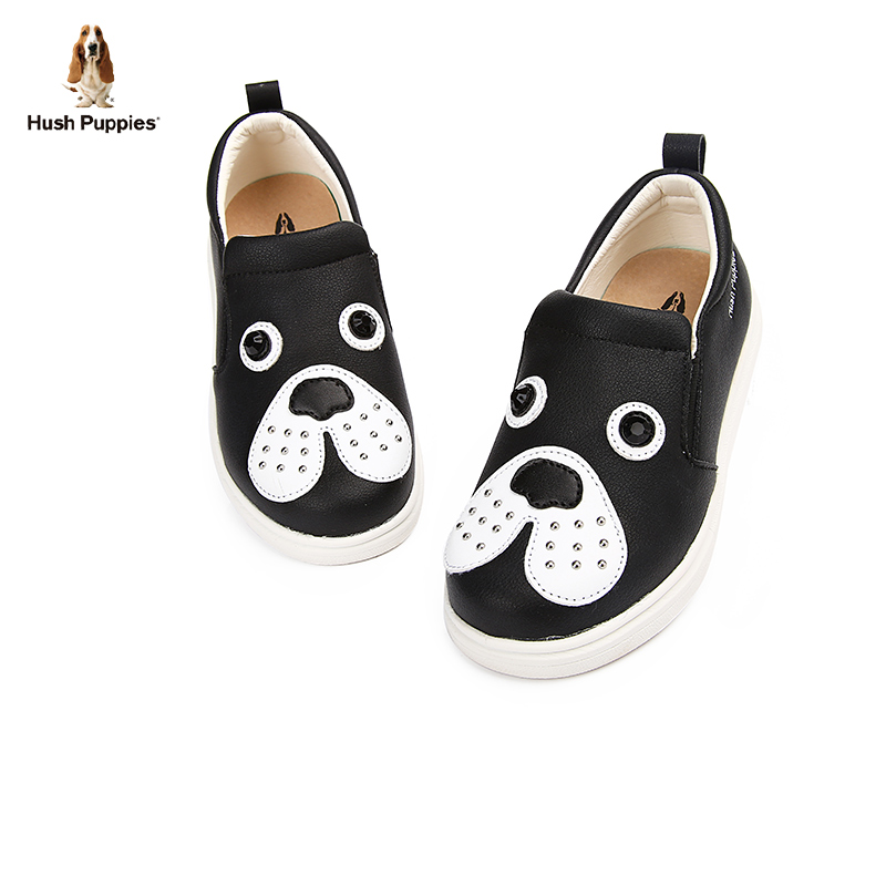 Baskets enfants en similicuir HUSH PUPPIES coutures en cuir pour printemps - semelle autre - Ref 1006836 Image 4