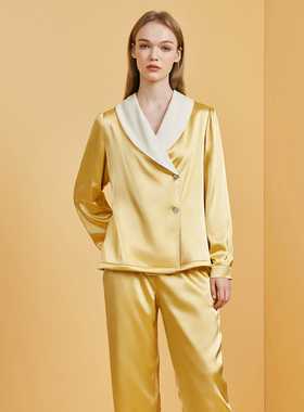 冬季法式高级感新款简约法兰绒睡衣女珊瑚绒加绒加厚家居服套装