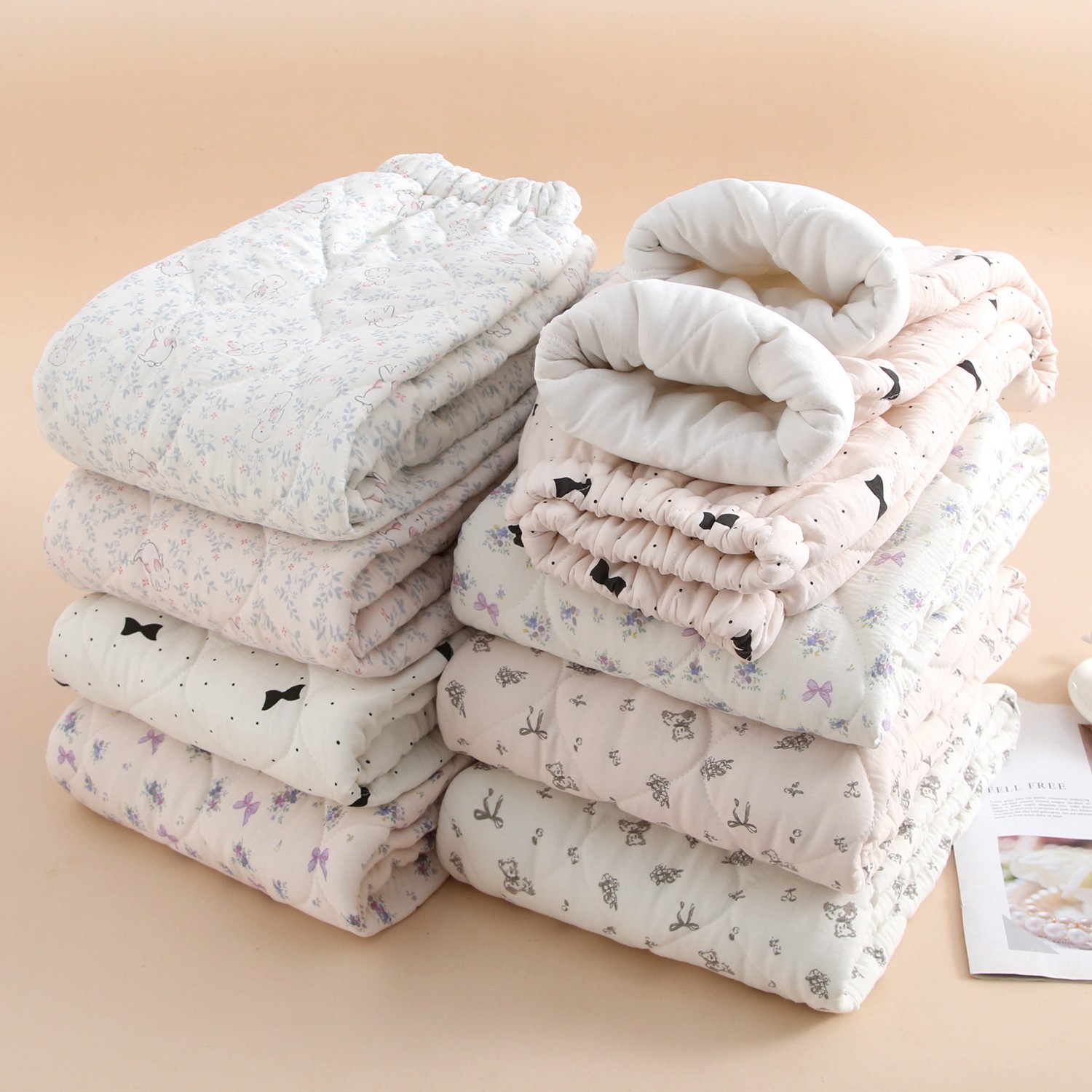 冬季保暖碎花卡通夹棉睡裤女月子长裤宽松奶奶裤云朵棉加厚家居裤,女士内衣/男士内衣/家居服,睡裤/家居裤,淘宝优惠券,粉丝福利购,淘宝优惠卷