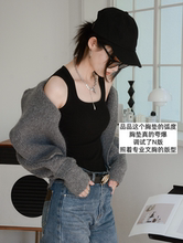 德绒保暖背心带罩杯胸垫一体加绒秋冬保暖内衣秋衣女内搭打底无痕