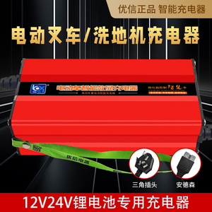 优信12V24V三元铁锂锂电池充电器