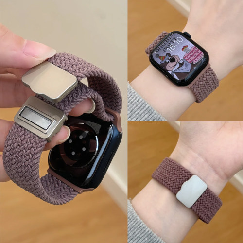 applewatch透气尼龙磁吸夏天女生