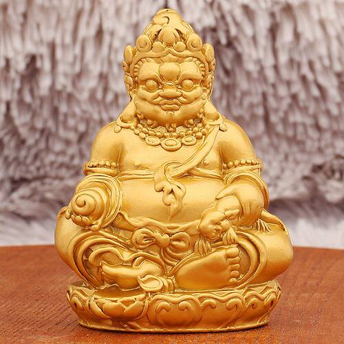 文聚宝盆财神摆件开业坐像神像