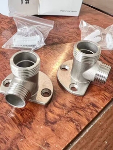 淋浴加厚连体明装暗转明固定墙座花洒底座转换头器混水阀全铜龙头