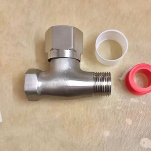 上水阀螺纹4分阀门直阀内外丝直通角阀热水器明装管开关304不锈钢
