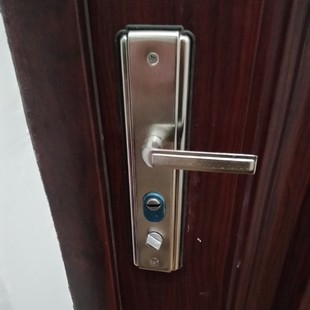 通用型防盗门把手门锁拉手门把手配件实心加厚手柄进户门大门拉手
