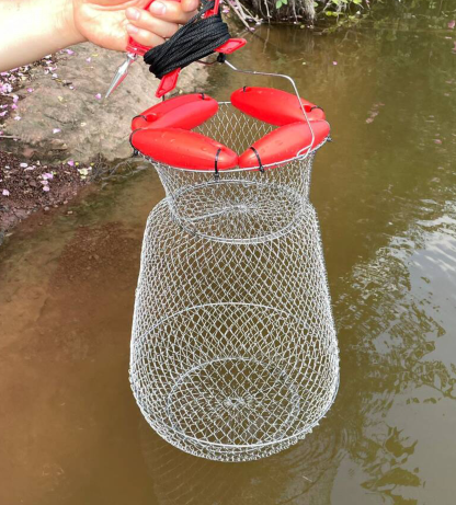 浮力130克 钓鱼塑料浮球钢丝鱼篓配件海钓浮水鱼护浮漂鱼护黄辣丁