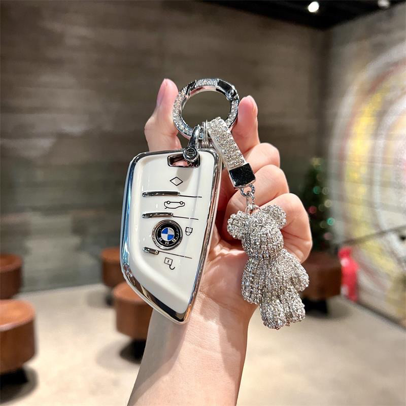 适用2026款宝马i3车钥匙套女士eDrive35L运动耀夜套装40L保护壳扣