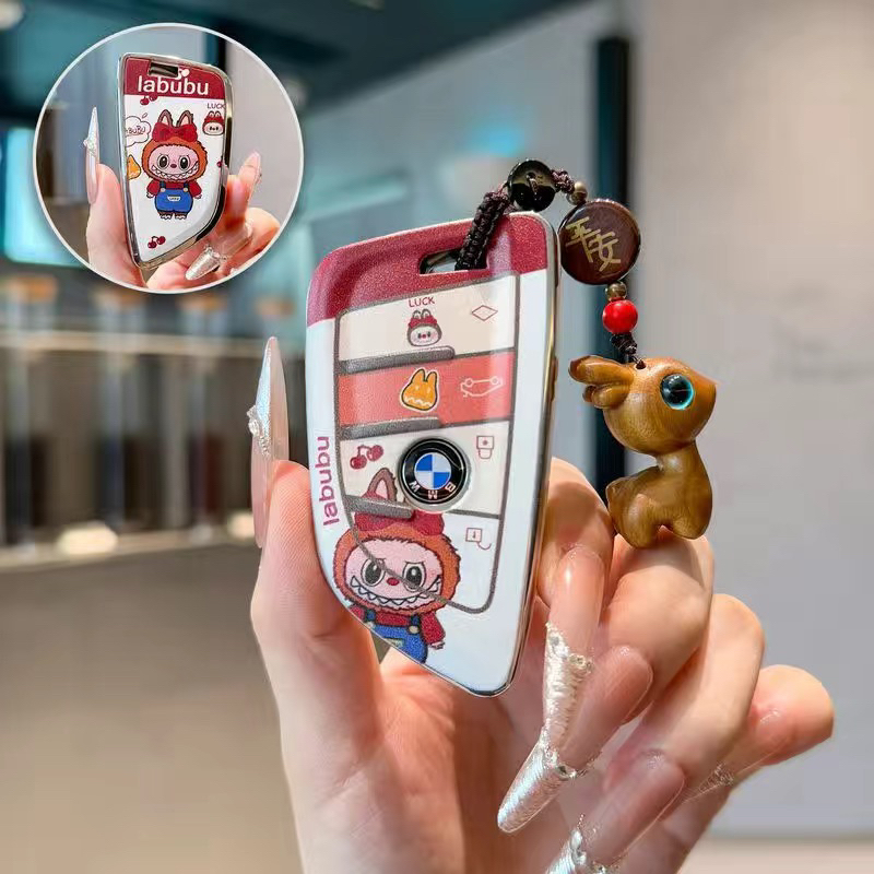 专用2026款宝马i3车钥匙套女士eDrive35L运动耀夜套装40L保护壳扣