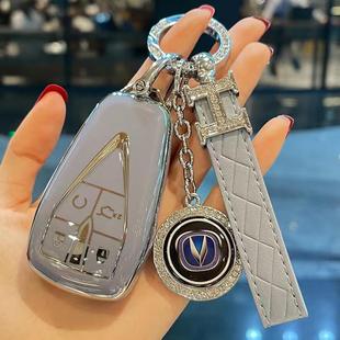 专用2026款长安CS55PLUS车钥匙套4代精英领先型豪华第四代壳扣女