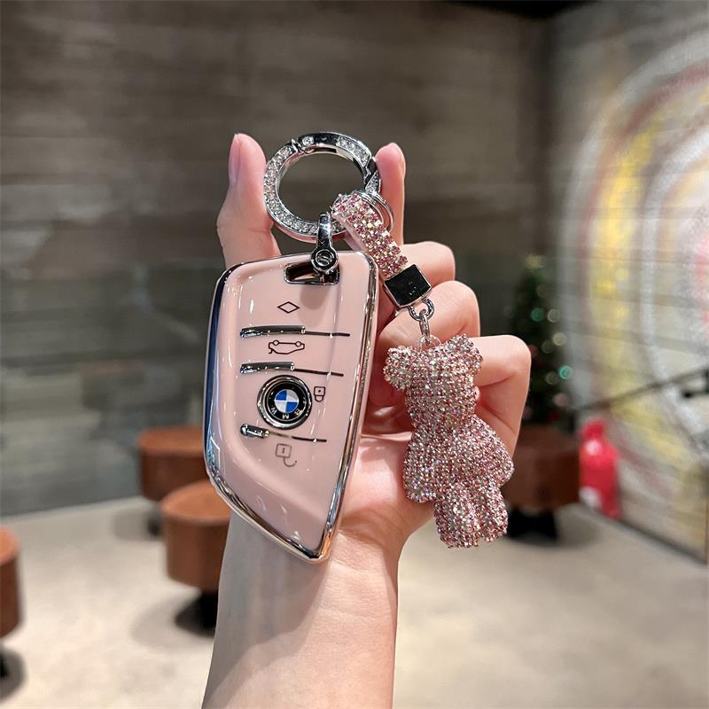 2026款宝马i3车钥匙套女士专用eDrive35L运动耀夜套装40L壳扣包