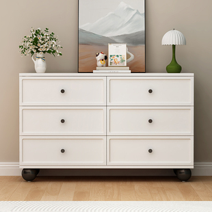斗柜三四五斗橱客厅储物卧室收纳柜简约现代梳妆台一体抽屉柜书桌