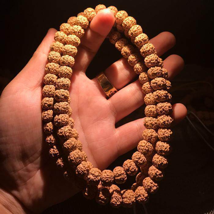 小金刚菩提子五六瓣树神闷墩蜂窝满肉108颗南瓜平头原籽佛珠手串