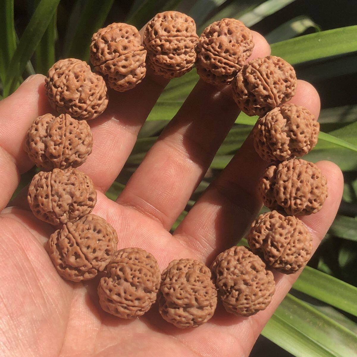 大金刚菩提子手串精品文玩尼泊尔满肉把玩盘玩佛珠马年手链收藏款