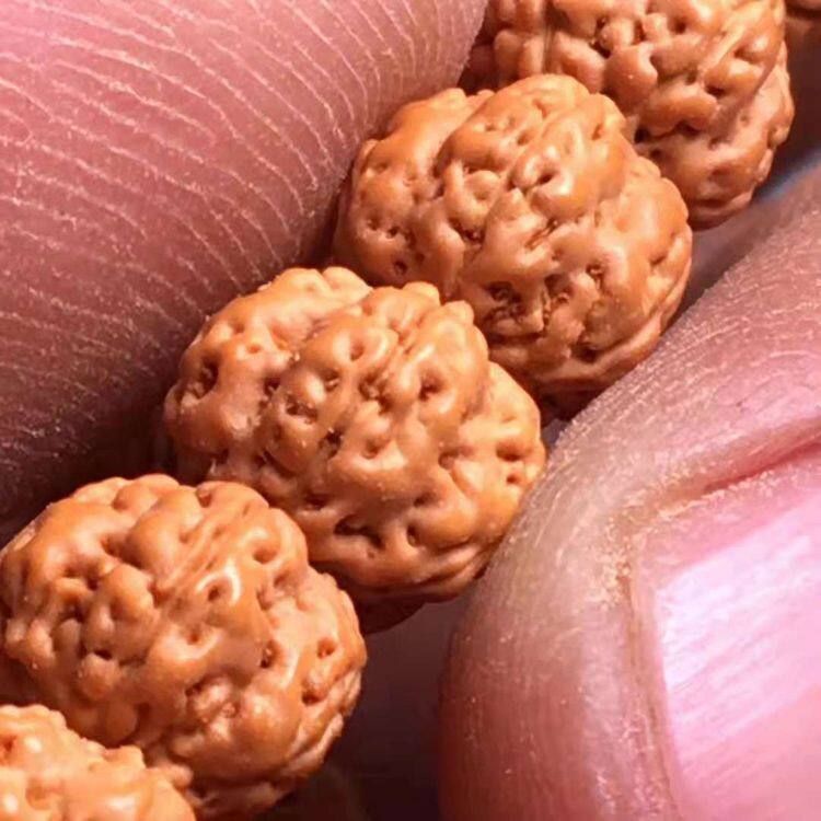小金刚菩提子108颗花王梅花桩项链爆肉佛珠手串五六瓣树王菩提3