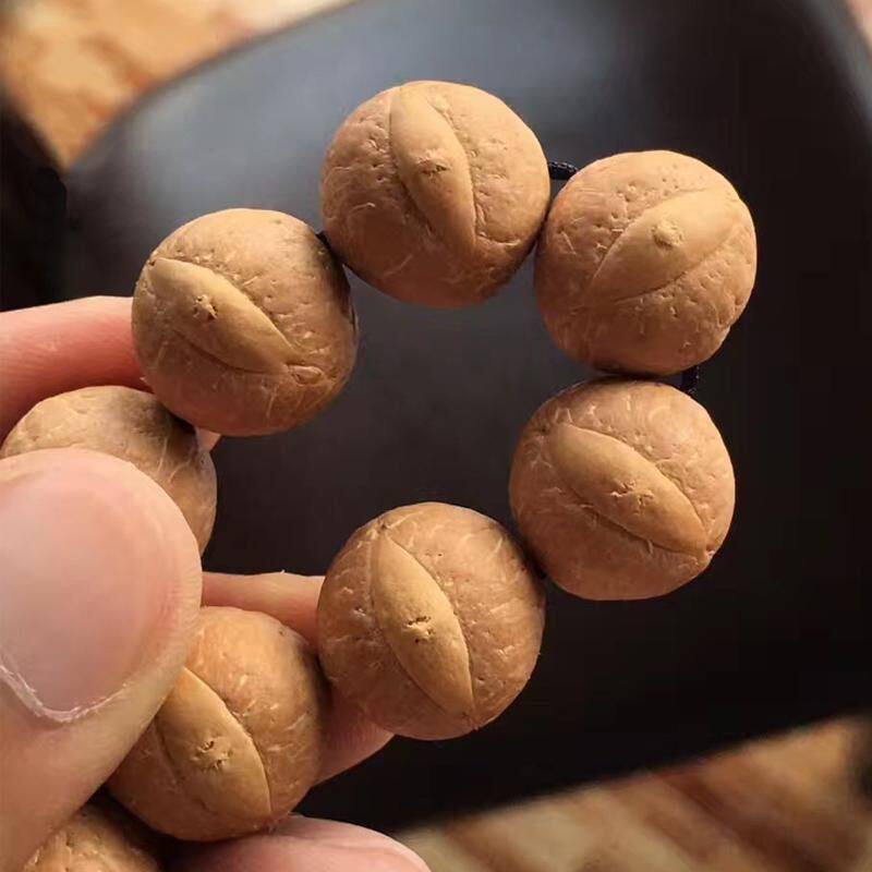 【纯天然】凤眼手串尼泊尔菩提籽机刷包浆龙眼菩提子单圈佛珠念珠