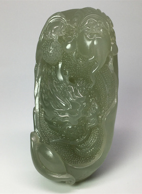 财神手把件和田玉细度一级