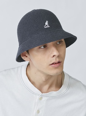 kangol袋鼠宋旻浩热巴同款毛巾网眼渔夫帽ins盆帽 春夏男女 遮阳