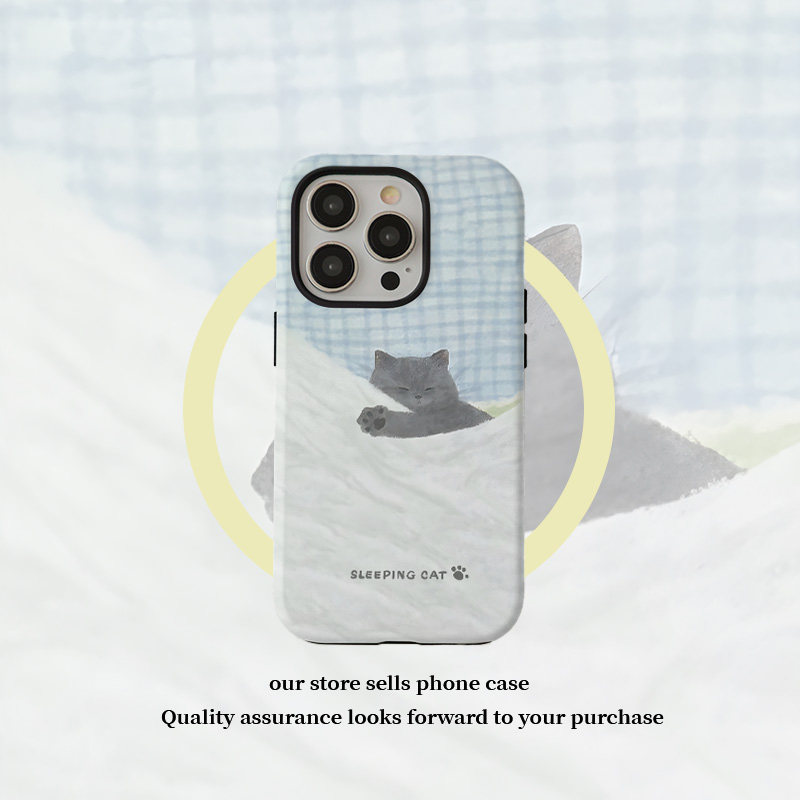 Apple苹果简约睡觉小狗手机壳